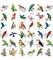 Bird Stickers 1" – 120 Pack Colorful Animal Stickers for Classroom Rewards, Scrapbooking & Crafts